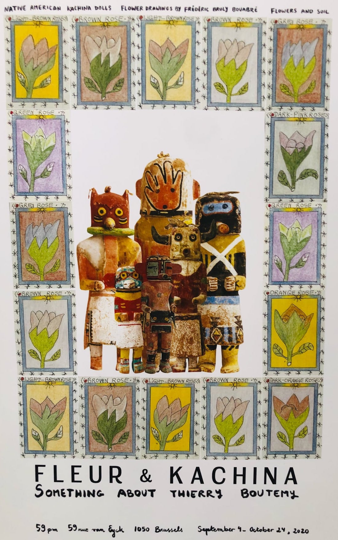 Fleurs et Kachina, Thierry Boutemy